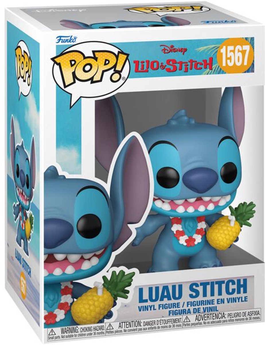   Pop! Luau Stitch vinylfiguur - Disney verzamelfiguur van 10 cm - 1567