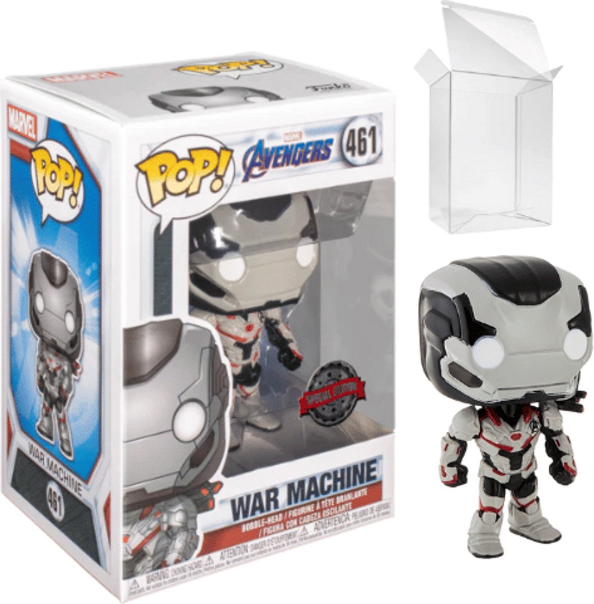   Pop! Marvel: Avengers 4 Endgame - War Machine in Team Suit US Exclusive