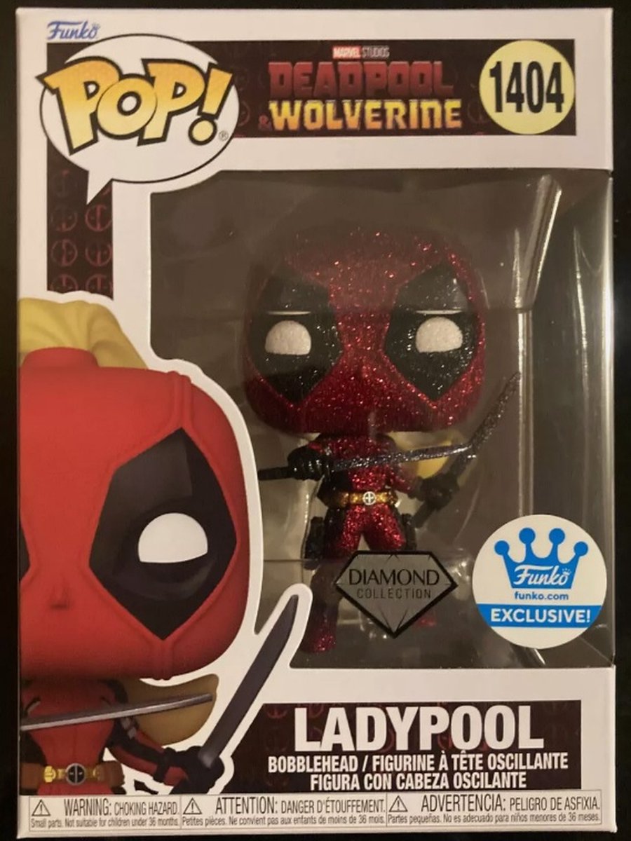   Pop! Marvel: Deadpool - Lady Deadpool Diamond Glitter   Exclusive