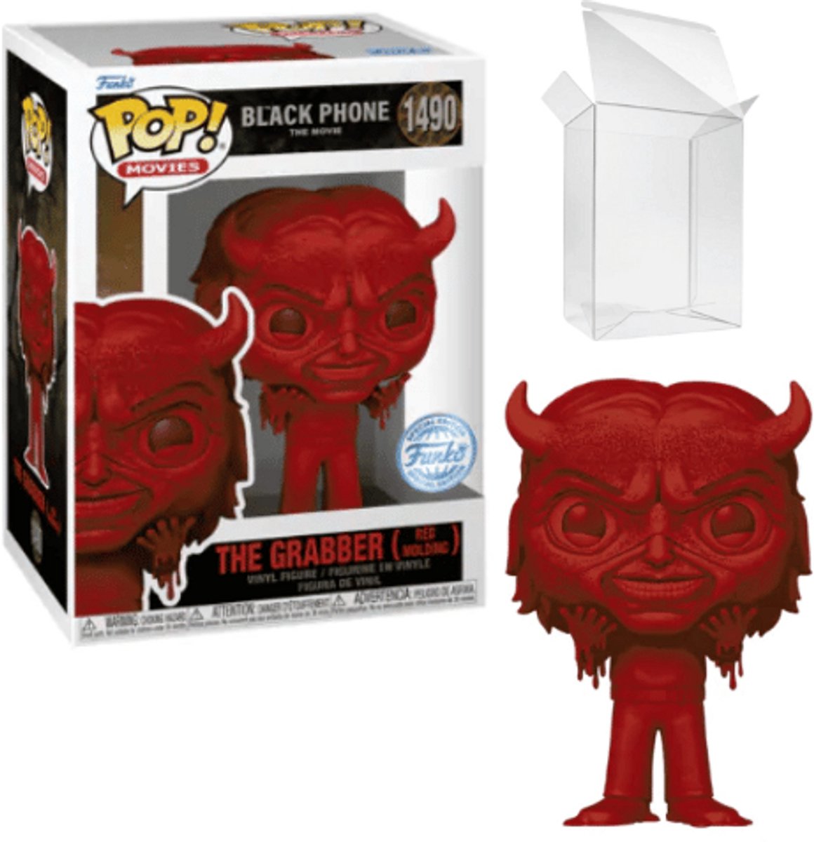   Pop! Movies: The Black Phone - The Grabber (Red Molding) Special Edition Exclusive
