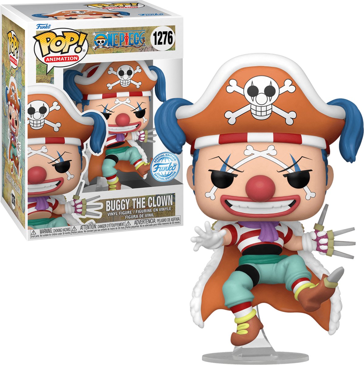   Pop! One Piece - Buggy the Clown Exclusive Grail Rare