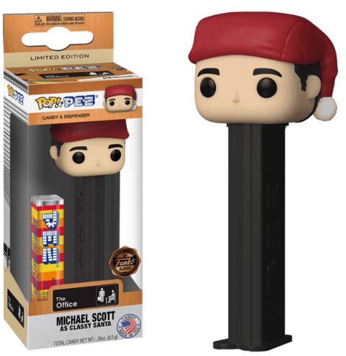   Pop! Pez: The Office - Michael Scott as Classy Santa (3000 Pcs Limited Edition)