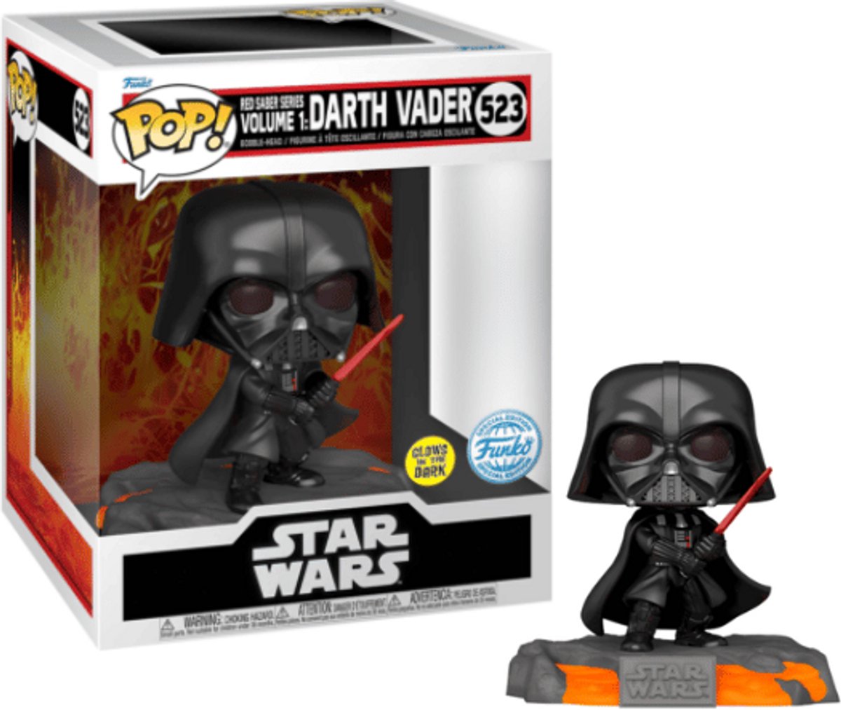   Pop! Star Wars: Darth Vader Red Saber Series Volume 1 Glow in the Dark Deluxe
