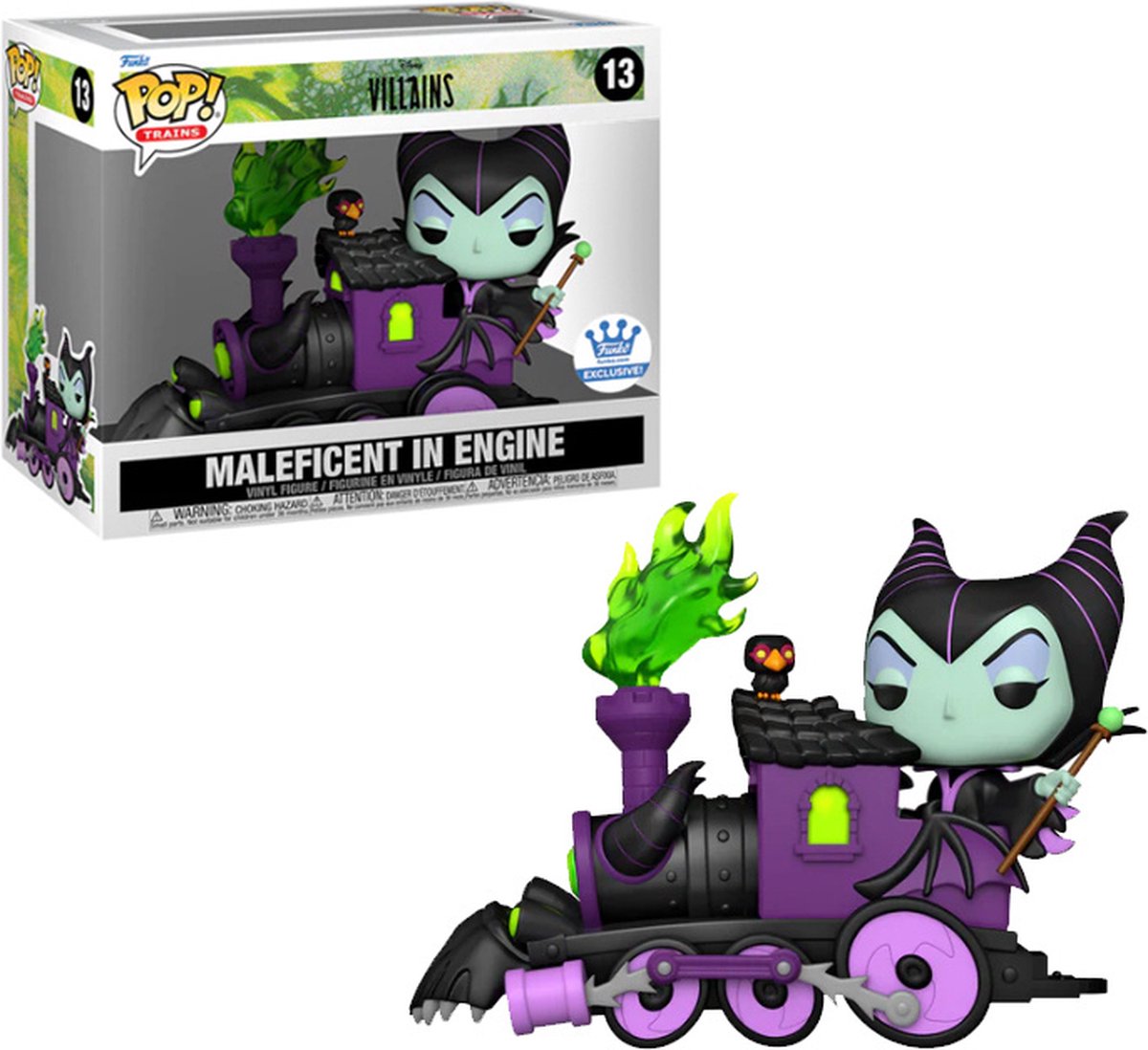   Pop! Train: Disney Villains - Maleficent in Train Engine  -Shop Exclusive