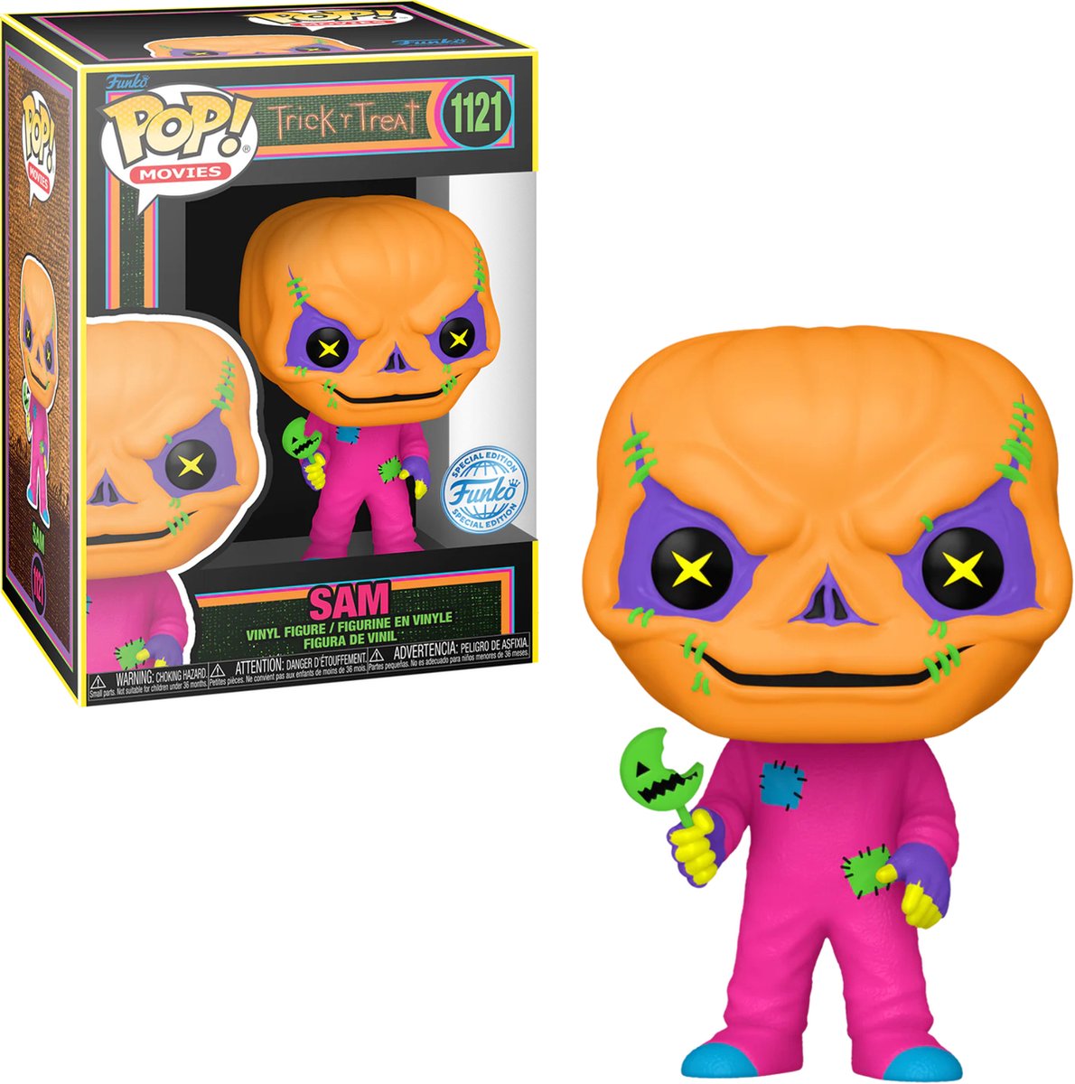   Pop! Trick r Treat Sam Blacklight exclusive