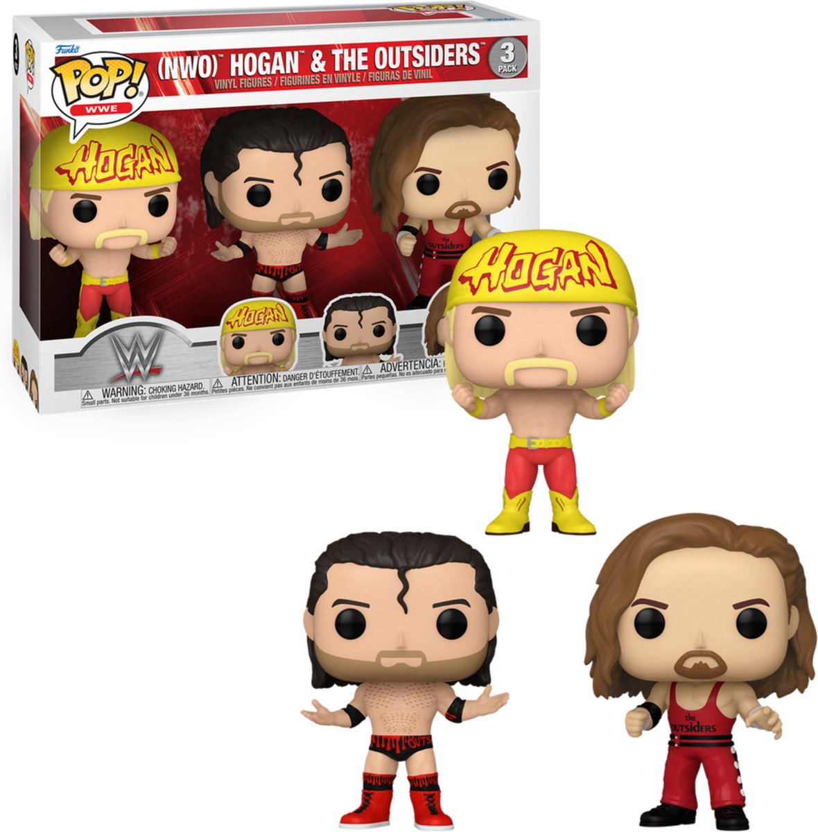   Pop! WWE NWO Hogan & The Outsiders 3-Pack