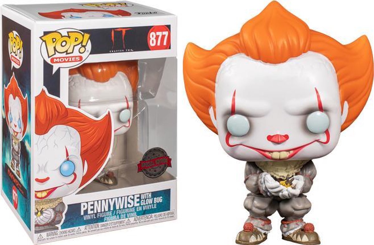  Pop - IT: pennywise with Glow Bug Exclusive