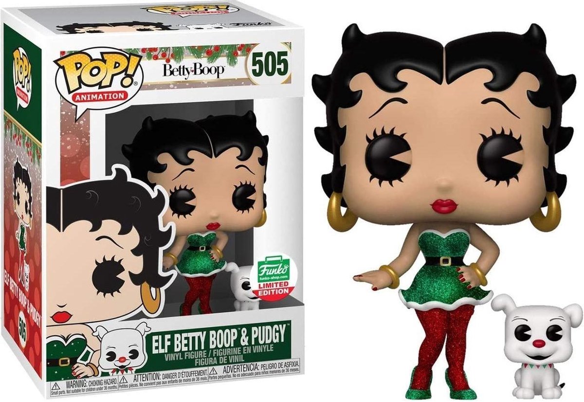   Pop Elf Betty Boop & Pudgy (Limited Edition)