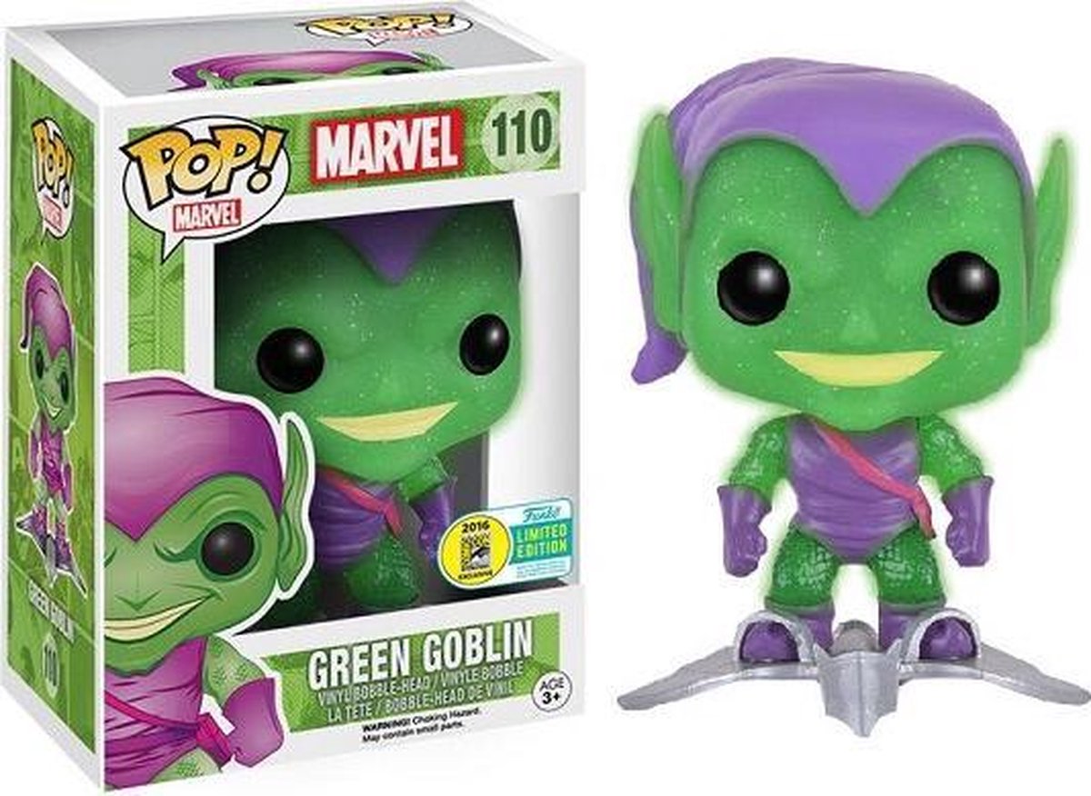   Pop: Marvel - Green Goblin 110 Glows In The Dark 2016 Summer Exclusive