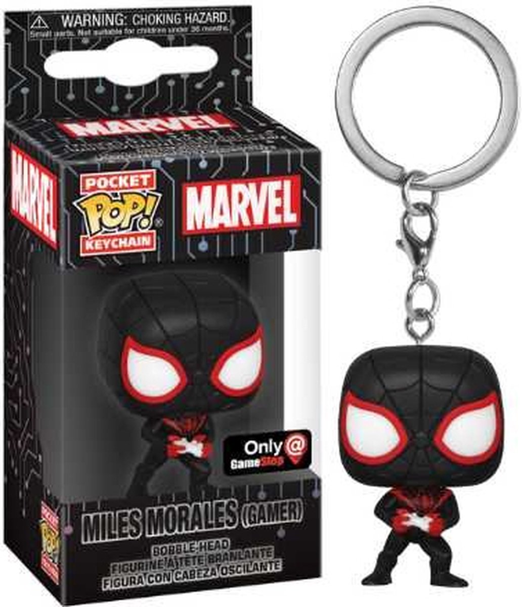   Pop Miles Morales - Marvel Gamer Keychain
