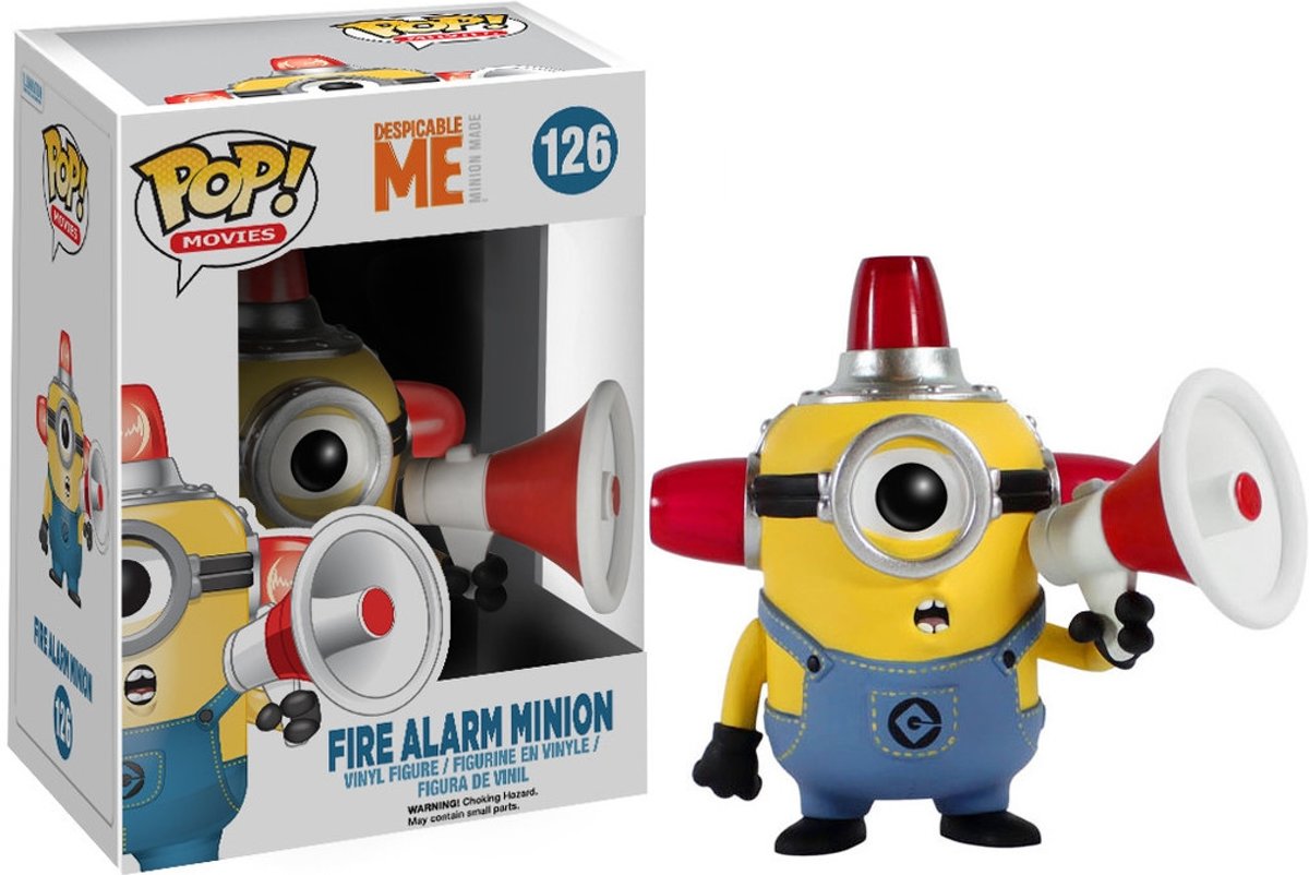   Pop Movies Despicable Me Fire Alarm Minion