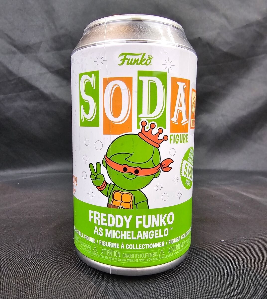   SODA POP! 2023 Camp Fundays - Freddy   As TMNT Michelangelo 5000pcs limited - ONGEOPEND