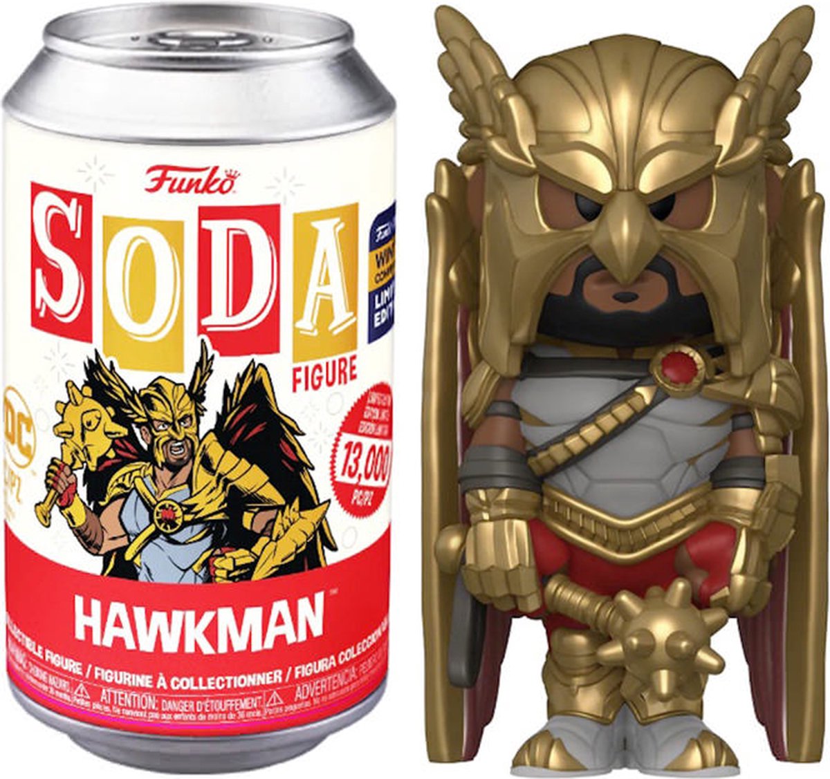   Soda Hawkman - Black Adam 2022 Winter Convention Limited Edition