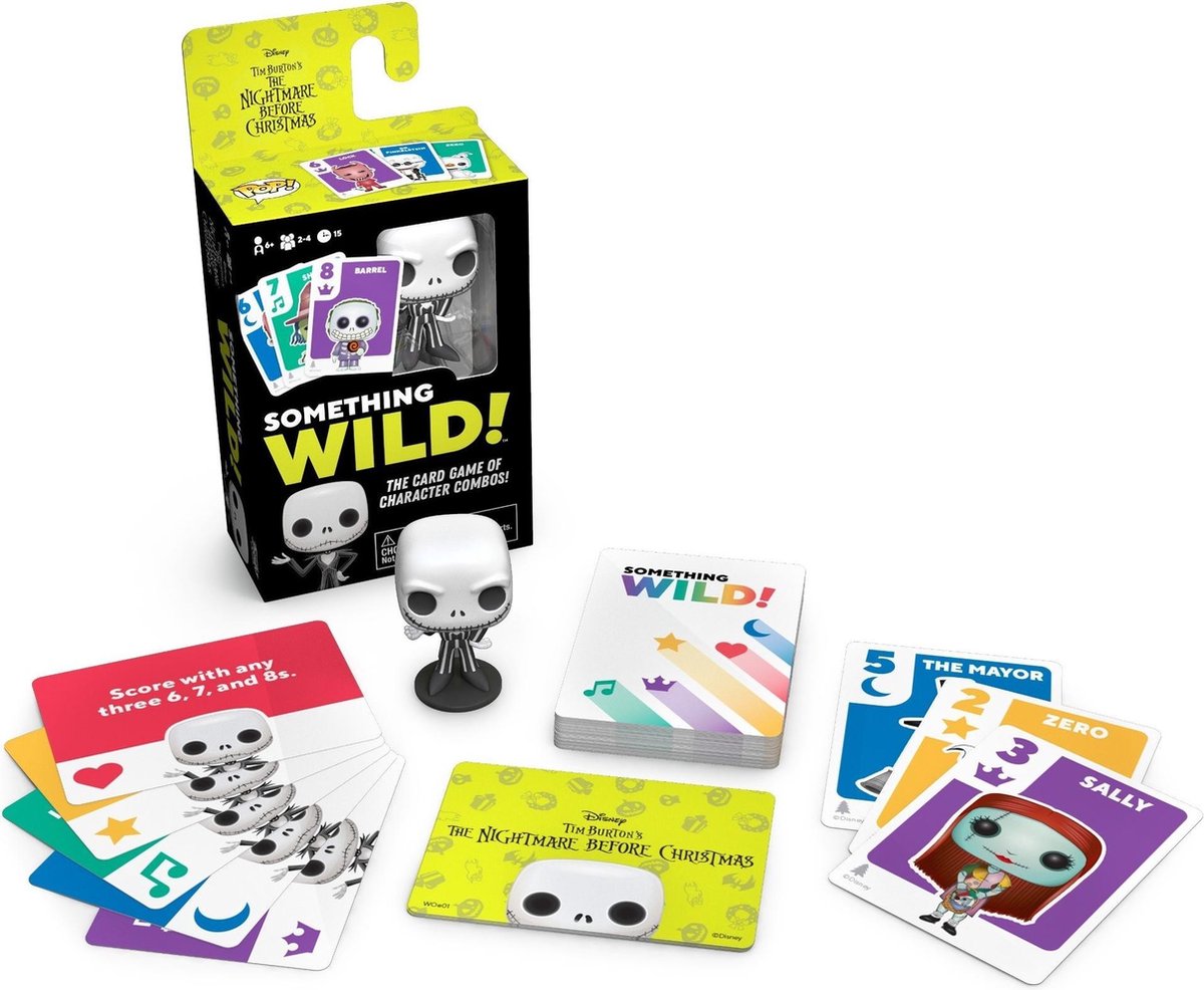   Something Wild Card Game - Nightmare Before Christmas:  French-English Version