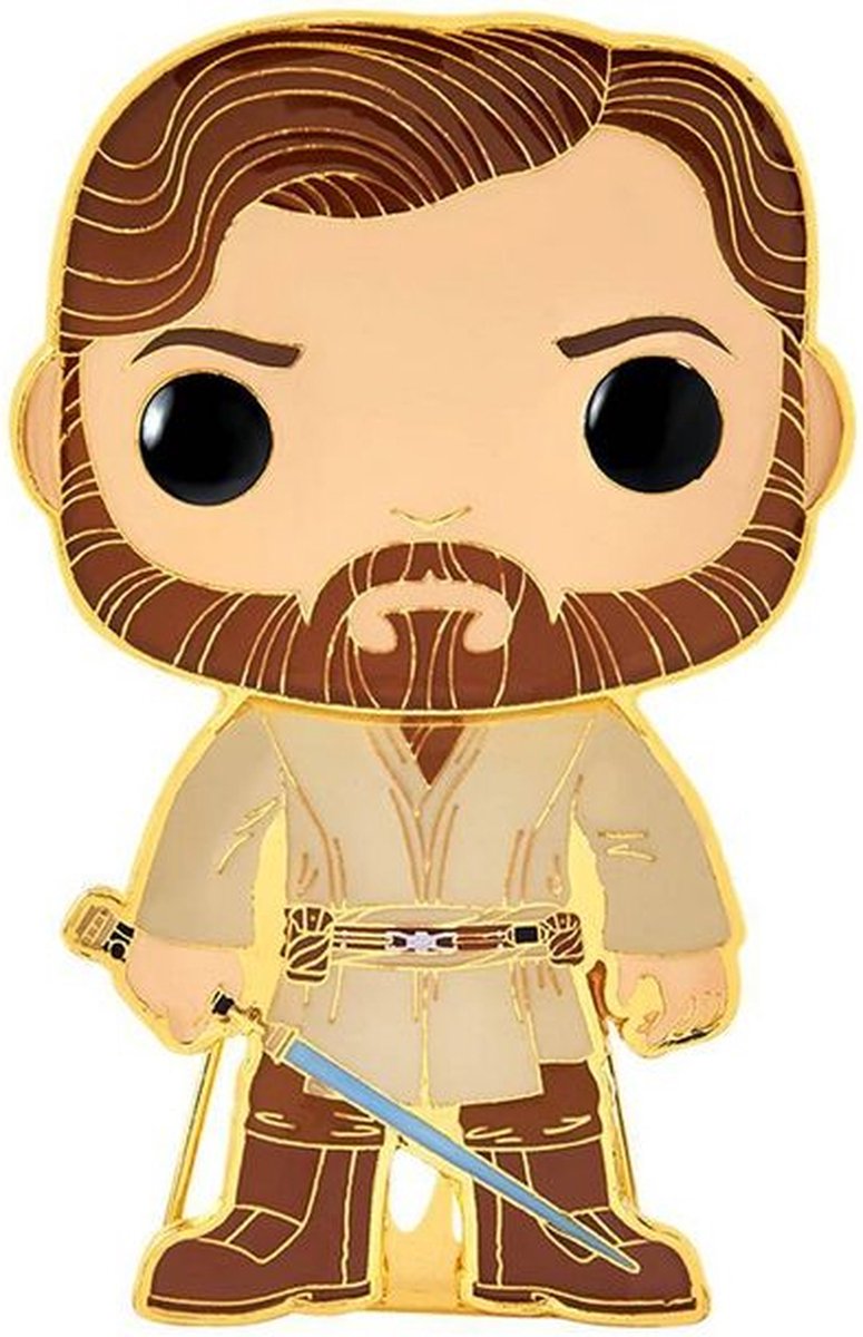   Star Wars POP! Pin Obi-Wan Kenobi Large Enamel Pin SE