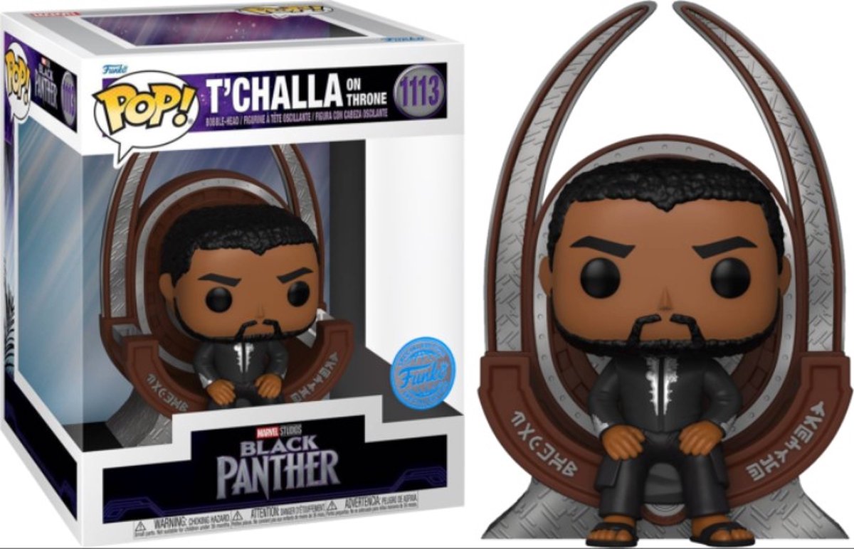   TChalla on Throne -   Pop! Deluxe - Black Panther Figuur
