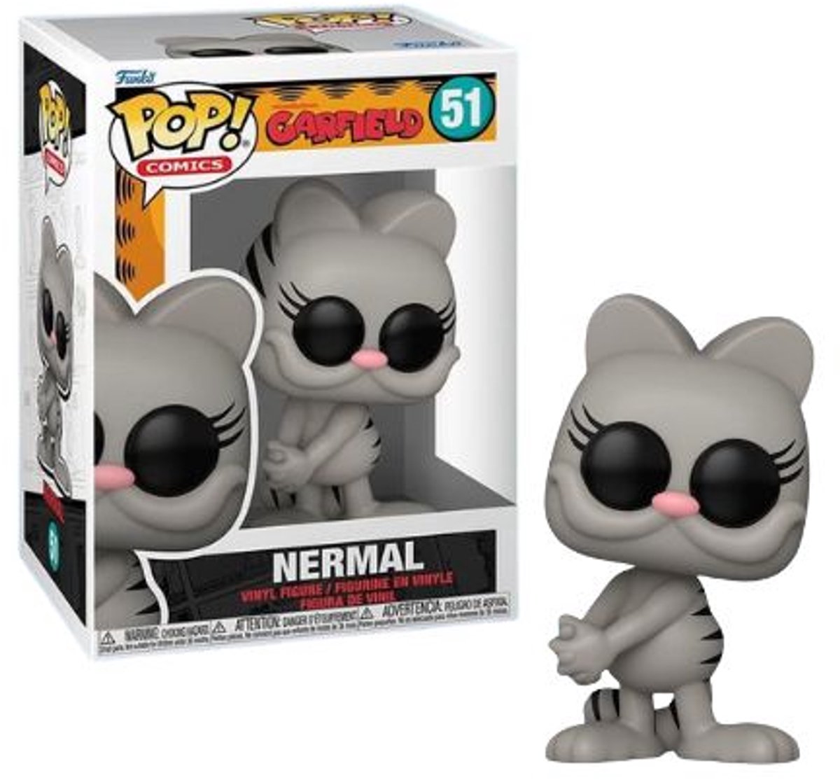 Garfield Nermal vinylfiguur 51 Unisex   Pop! - Neutraal - Standard