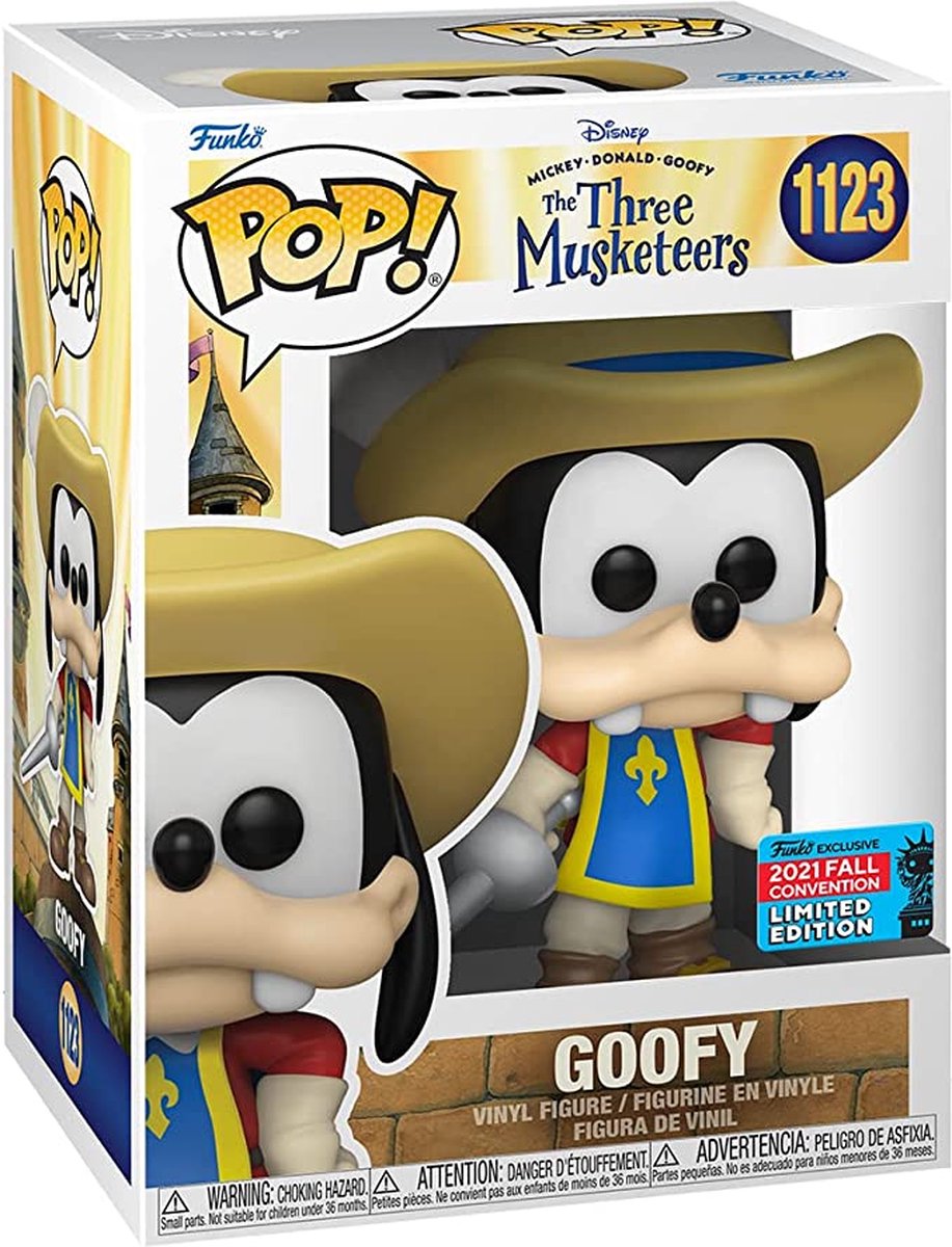 Goofy: The Three Musketeers - Goofy Pop! Vinyl Figure (2021 Fall Convention Exclusive)