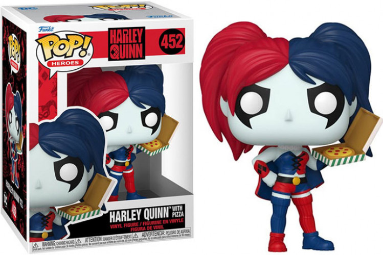 Harley Quinn   Pop Vinyl - Harley Quinn with Pizza