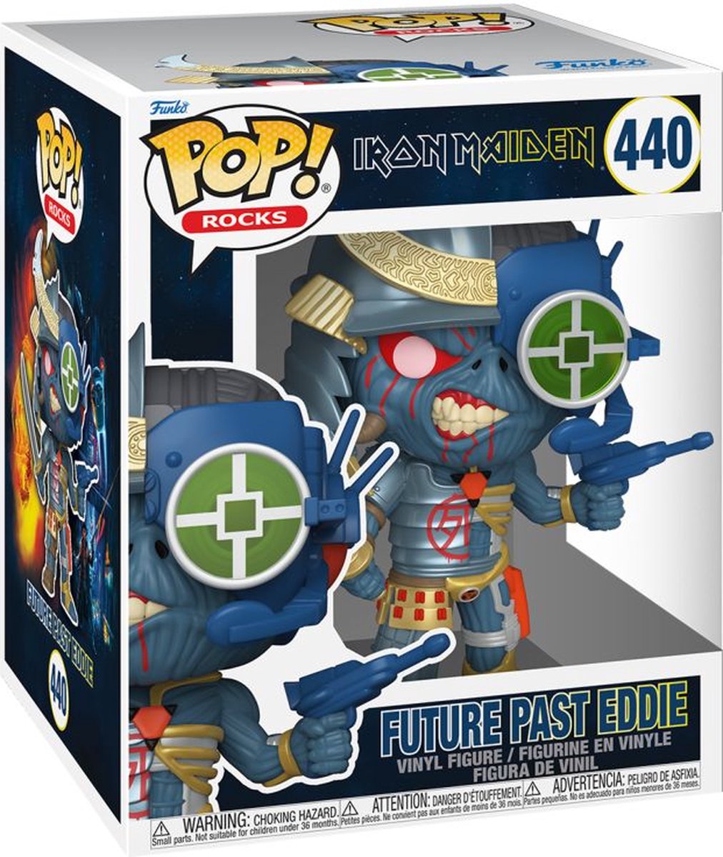 Iron Maiden Future Past Eddie (Super Pop!) Vinyl Figur 440   Pop! meerkleurig