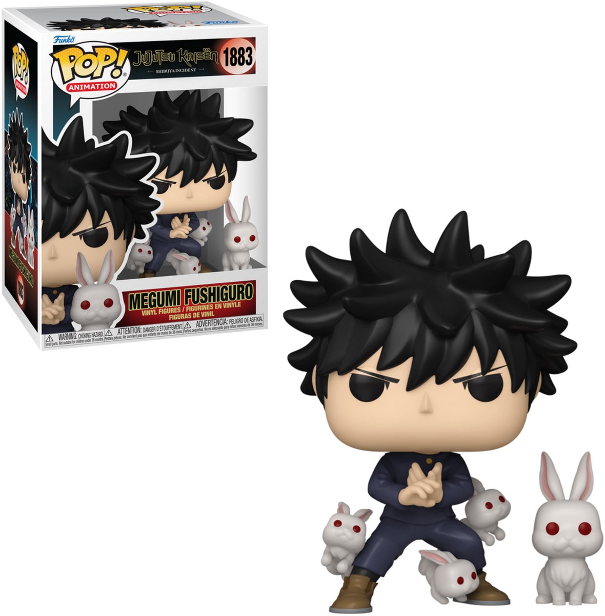 Jujutsu Kaisen Megumi (Rabbit) vinylfiguur 1883   Pop! standaard Unisex