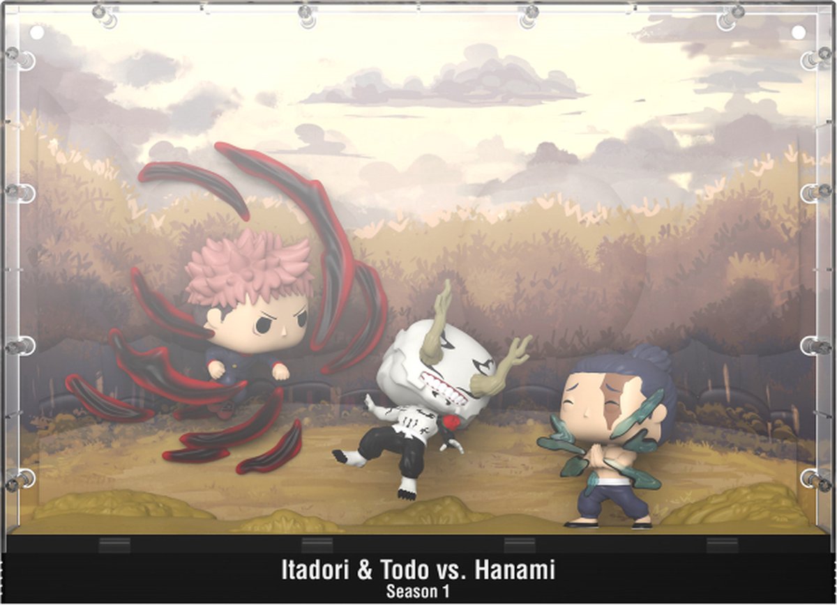 Jujutsu Kaisen Yuji Itadori & A0I Todo & Hanami (Pop! Moments Deluxe) vinyl figuur 06   Pop! meerkleurig