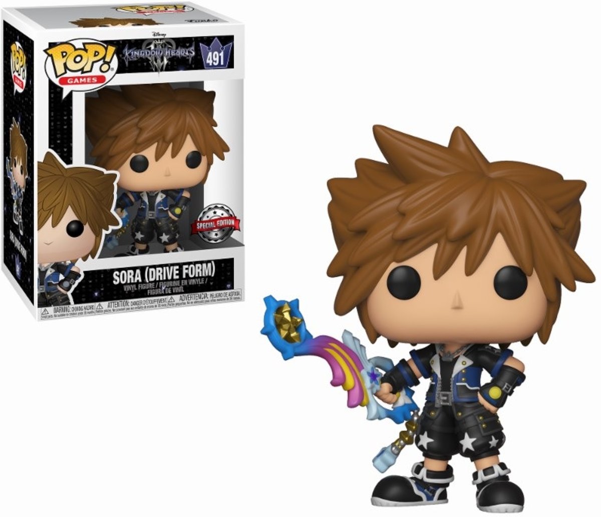 Kingdom Hearts 3 POP! Vinyl Figure Drive Form Sora LE 9 cm