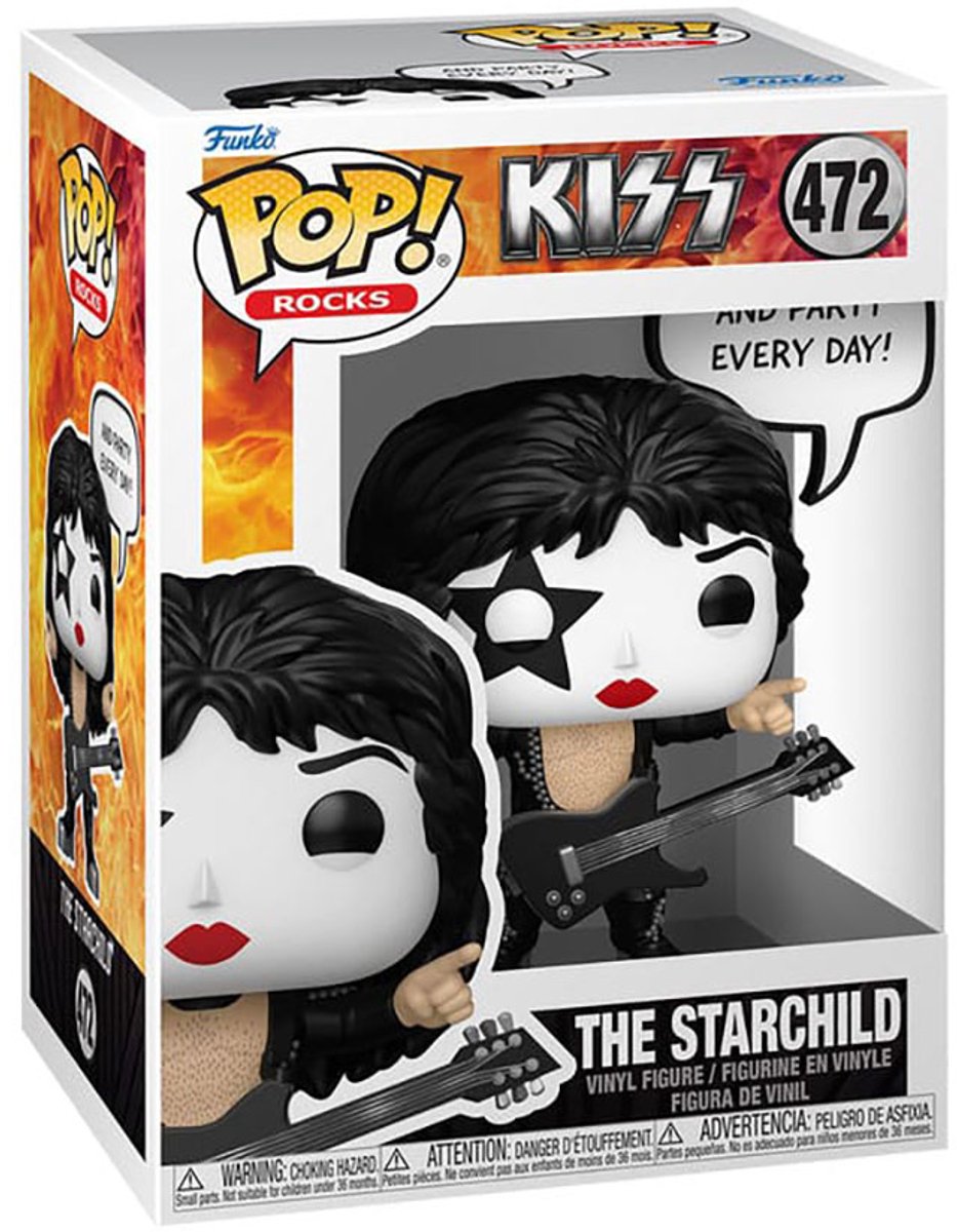 Kiss The Starchild Vinyl Figur 472 Unisex   Pop! - Neutraal - Standard