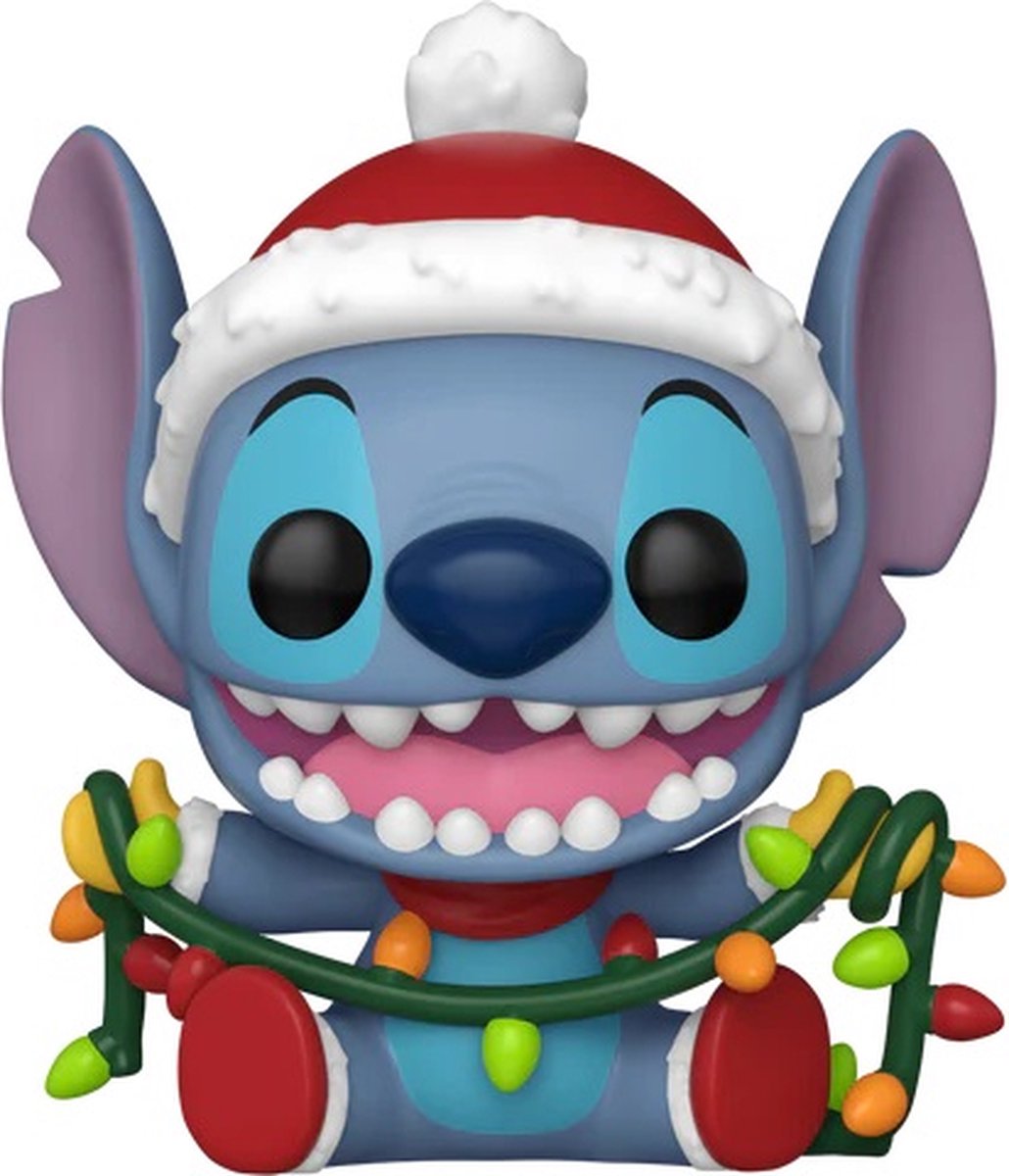 Lilo & Stitch Stitch with Lights (Holiday) vinylfiguur 1504   Pop! meerkleurig
