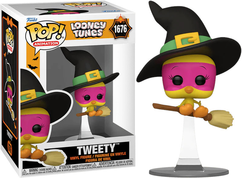 Looney Tunes Halloween   Pop Vinyl: Tweety Witch