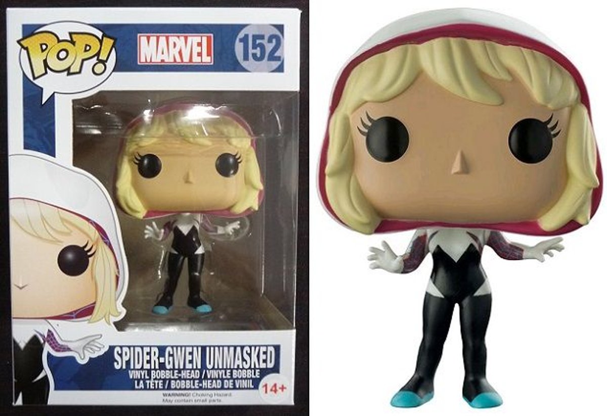 Marvel - Pop! - Spider-Gwen Unmasked