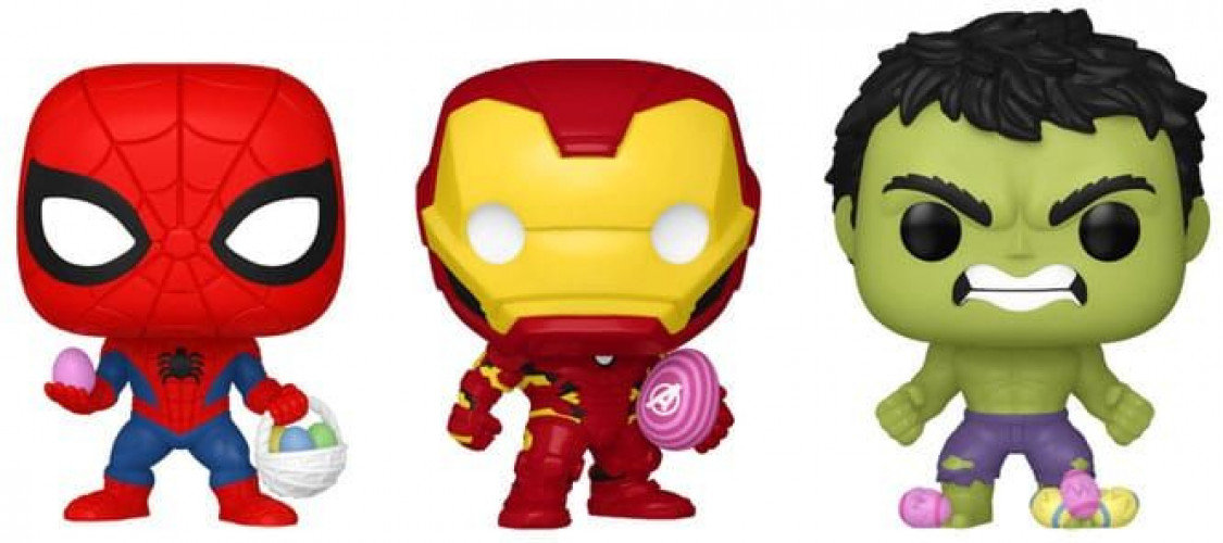 Marvel   Pocket Pop! Easter Egg: Iron Man / Hulk / Spider-Man 3-Pack