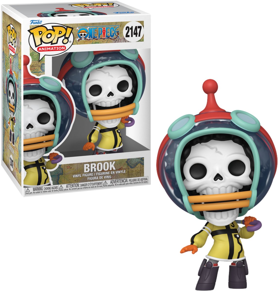 One Piece Brook vinylfiguur 2147 Unisex   Pop! - Neutraal - Standard