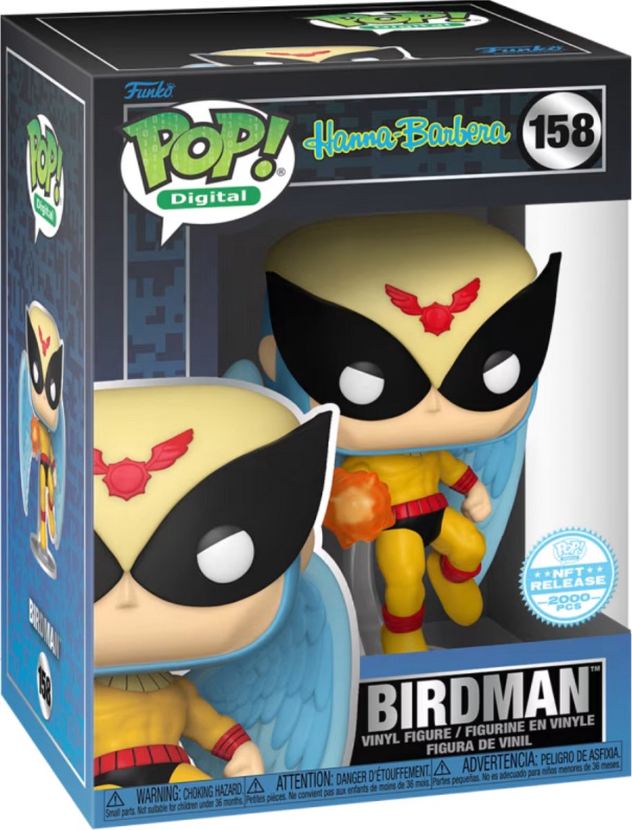 POP! Digital Birdman 158 Legendary Hanna Barbera Exclusive