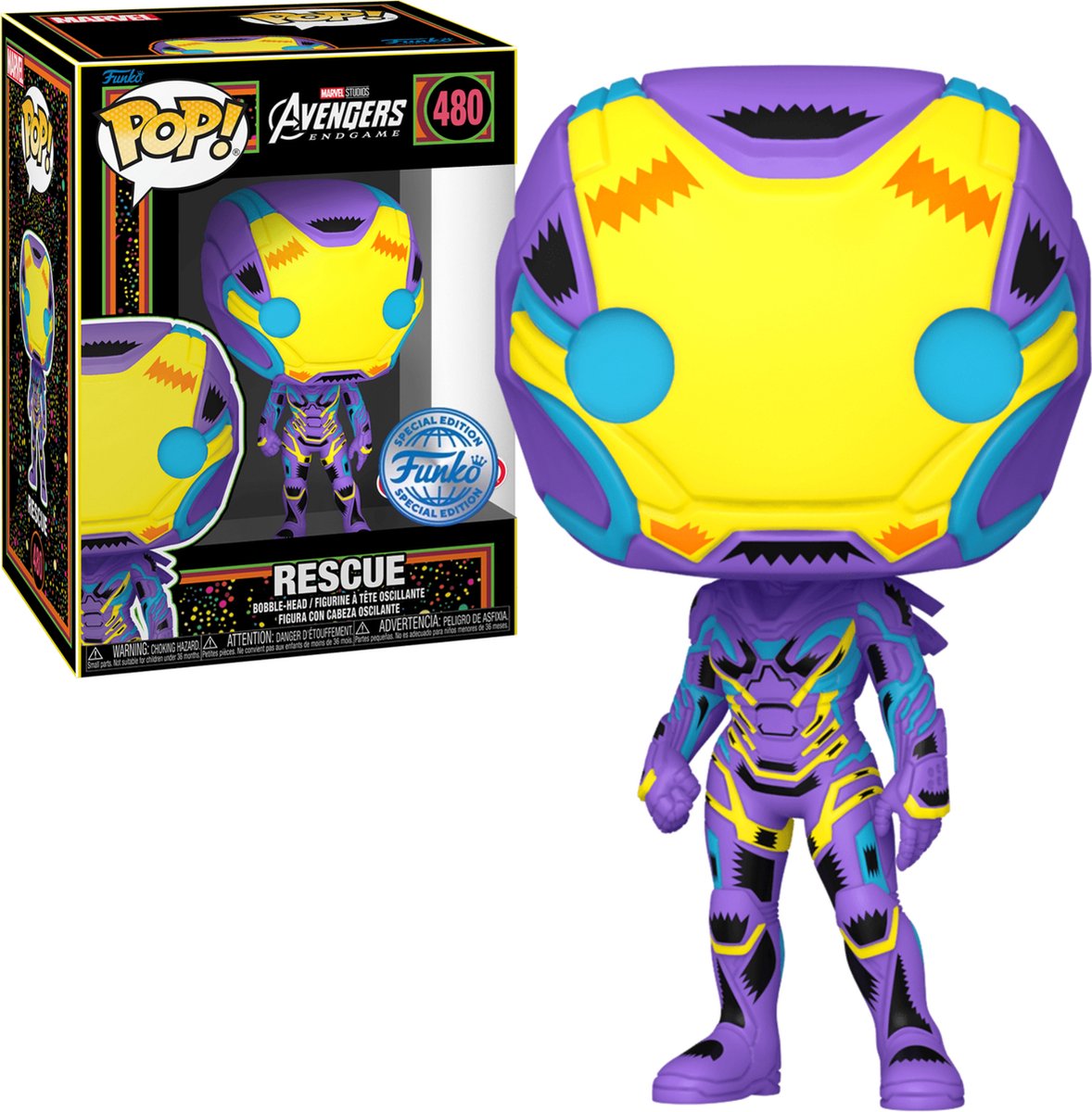 POP! Marvel Rescue BlackLight 480 Marvel Avengers Exclusive