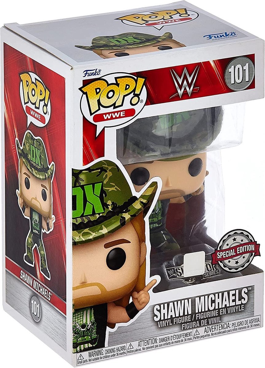 POP! WWE Shawn Michaels D-Generation w/ Pin WWE Exclusive