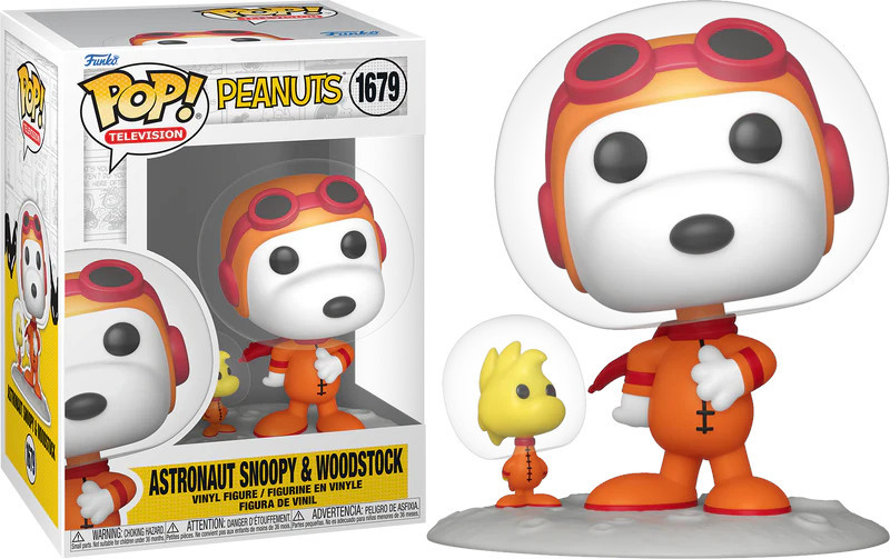 Peanuts   Pop Vinyl: Astronaut Snoopy & Woodstock