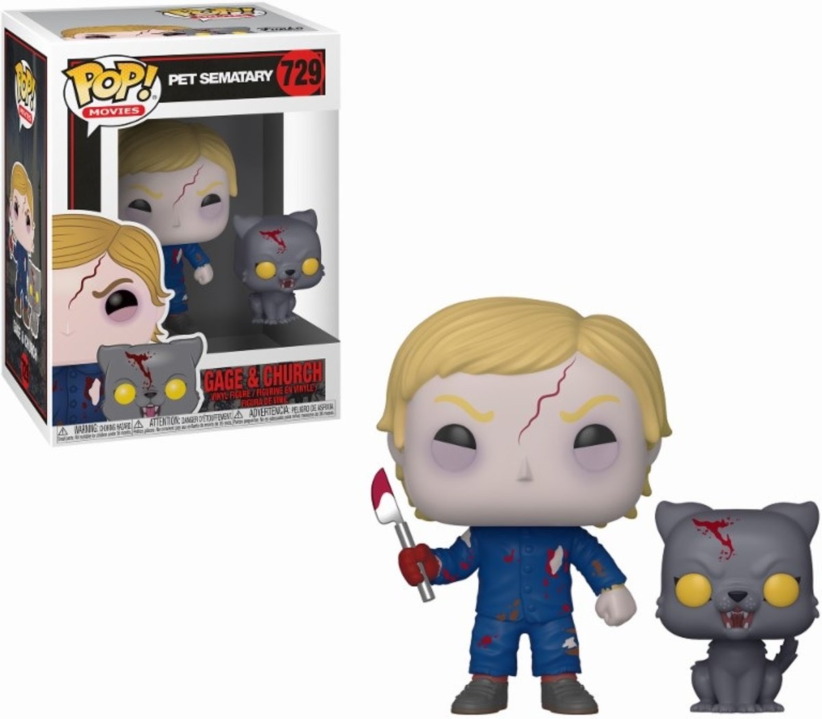 Pet Sematary POP! Vinyl Figure Undead Gage and Church 9 cm