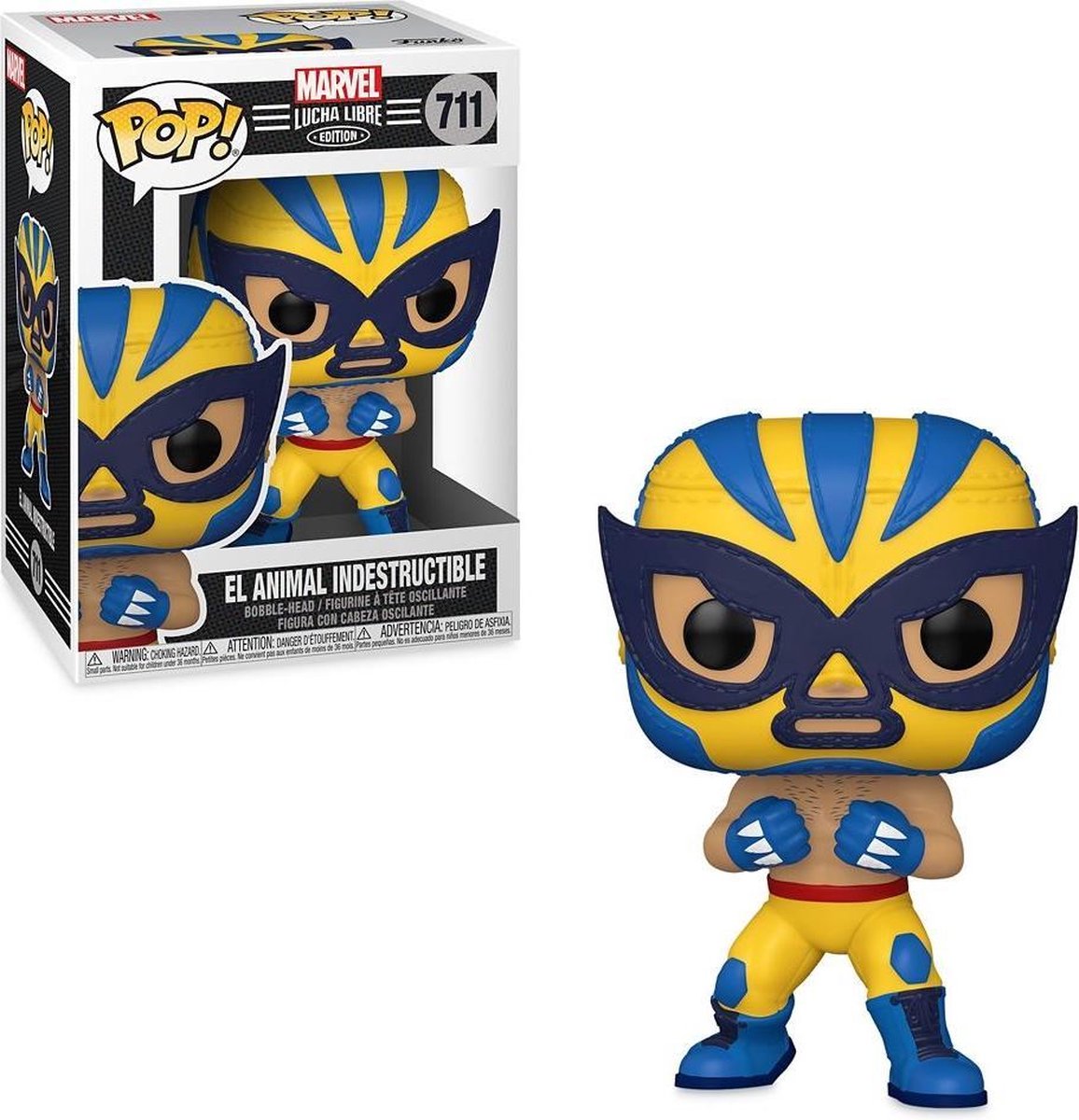 Pop! Marvel: Lucha Libre Edition - El Animal Indestructible FUNKO