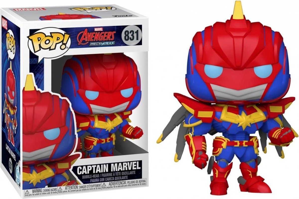 Pop! Marvel: Marvel Mech - Captain Marvel