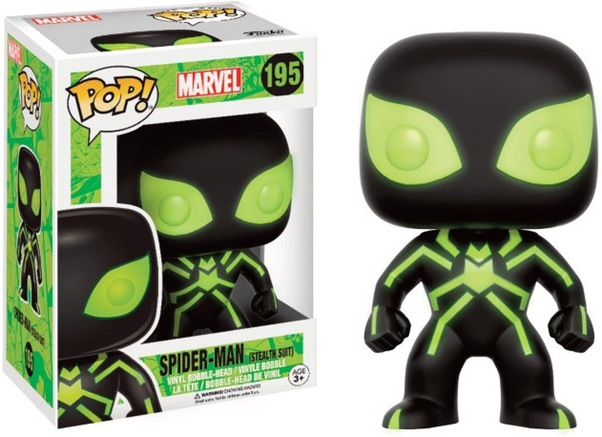 Pop! Marvel: Spider-Man Stealth Costume GITD LE