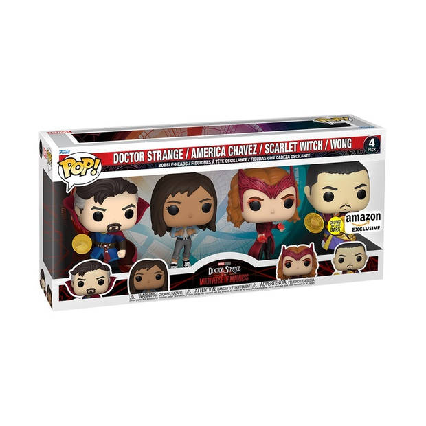 Pop 4-Pack: Dr Strange/Miss America/Scarlet Witch/Wong -   Pop