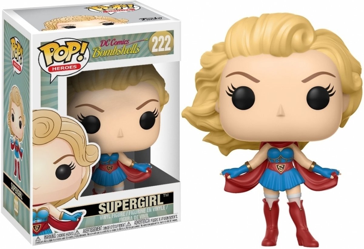 Pop DC Bombshells Supergirl Vinyl Figure