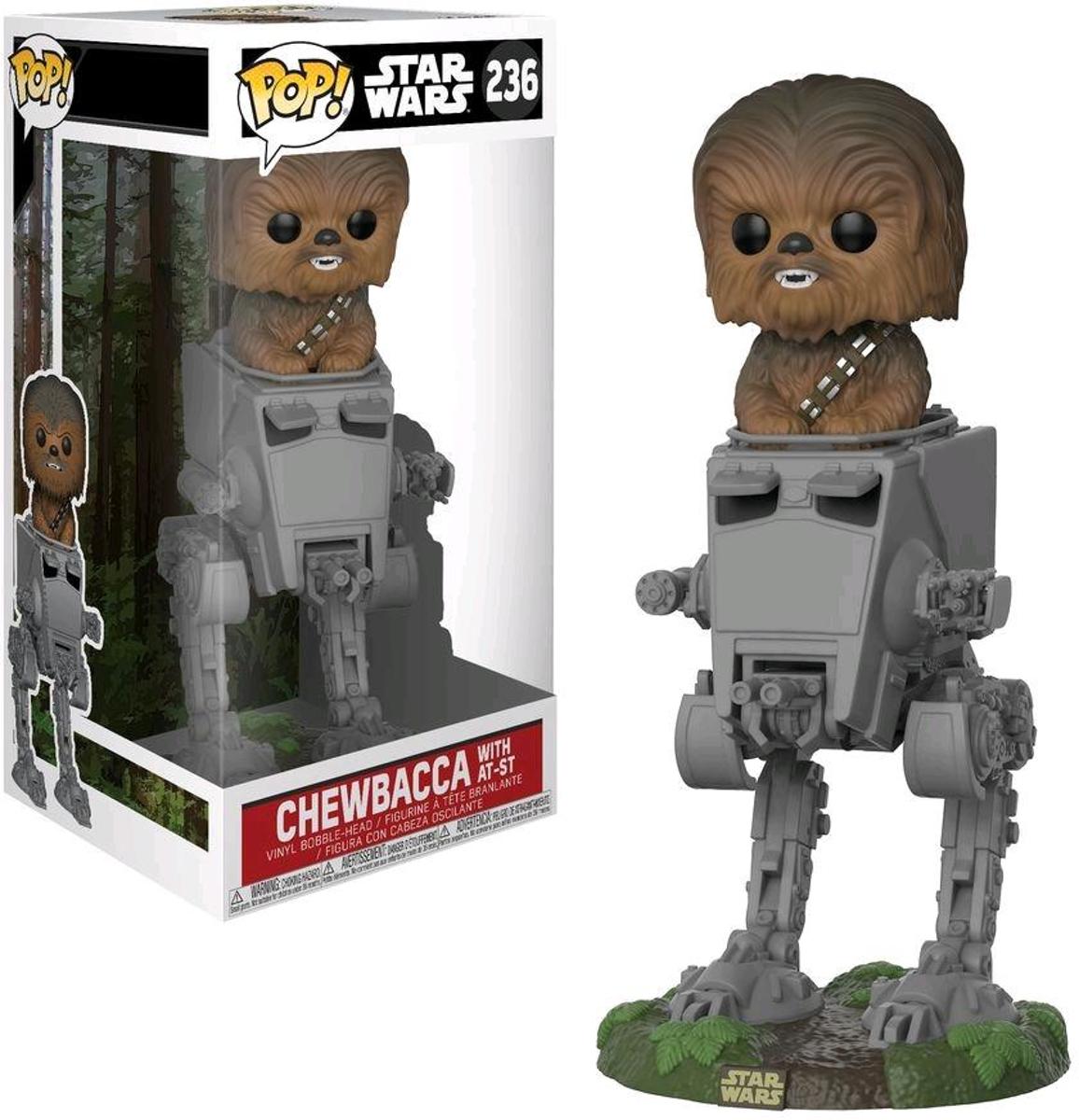 Pop Deluxe Star Wars At-St with Chewbacca Vinyl Figure