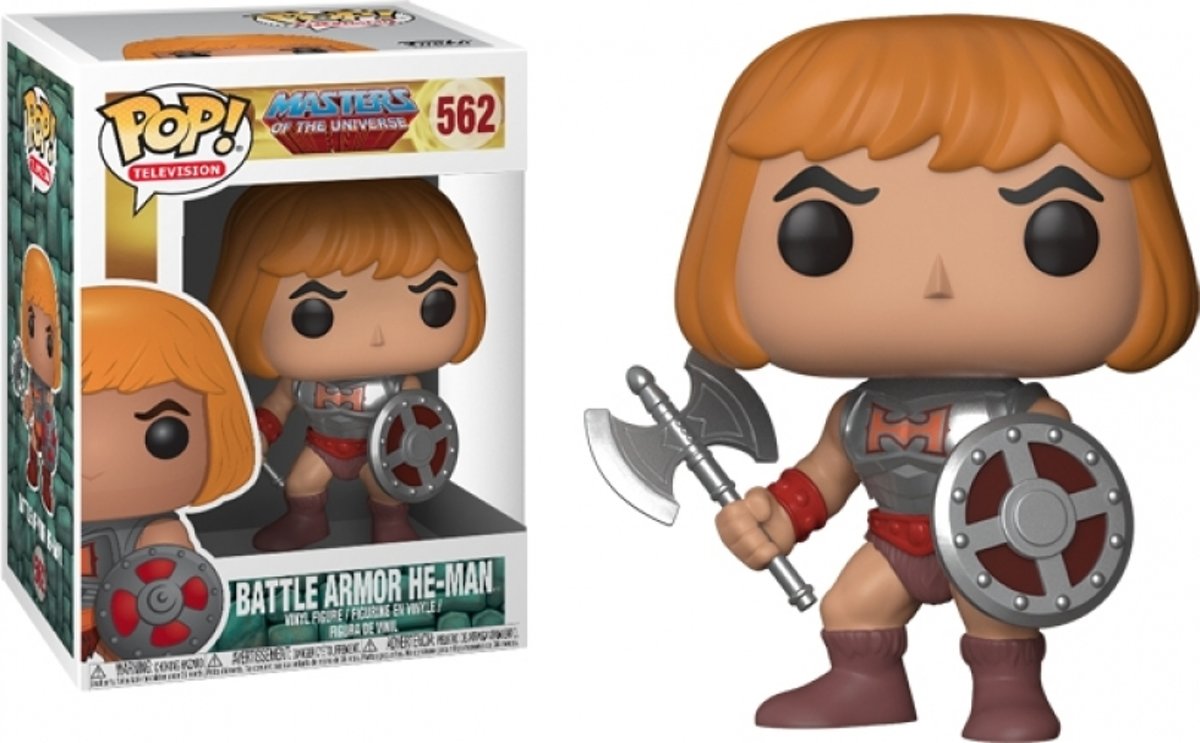 Pop Masters of the Universe He-Man with Battle Armor Vinyl Figure