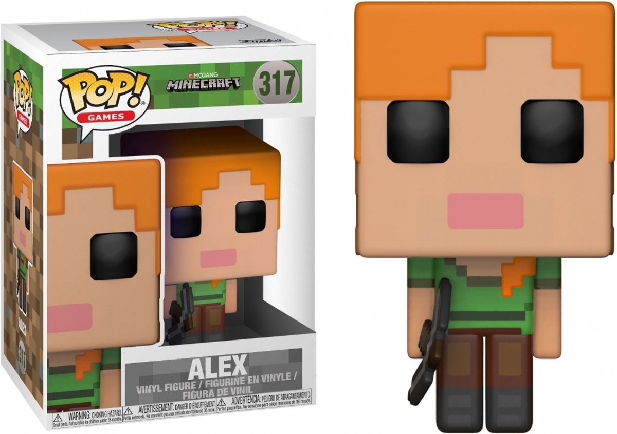 Pop Minecraft Alex Vinyl Figure