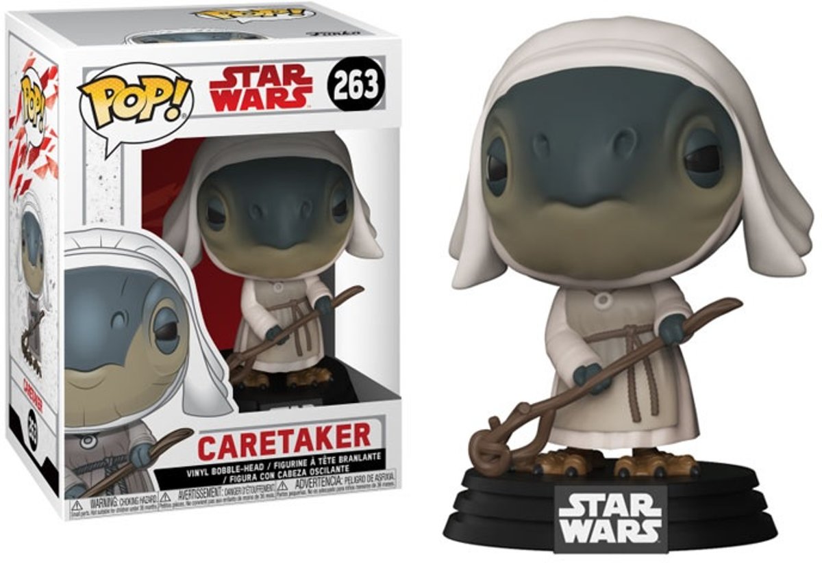 Pop Star Wars E8 Caretaker Vinyl Figure