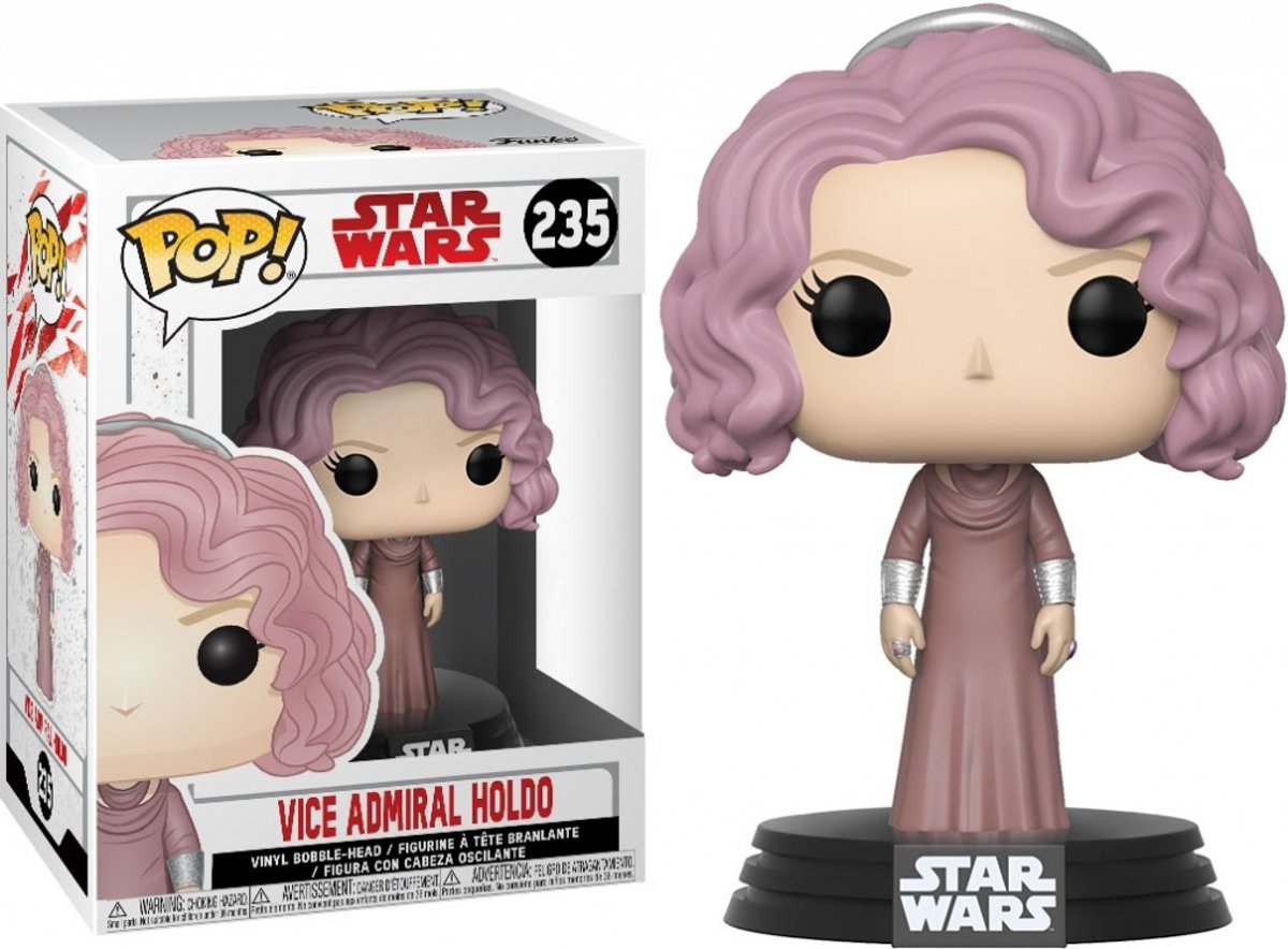 Pop Star Wars E8 Vice Admiral Holdo Vinyl Figure
