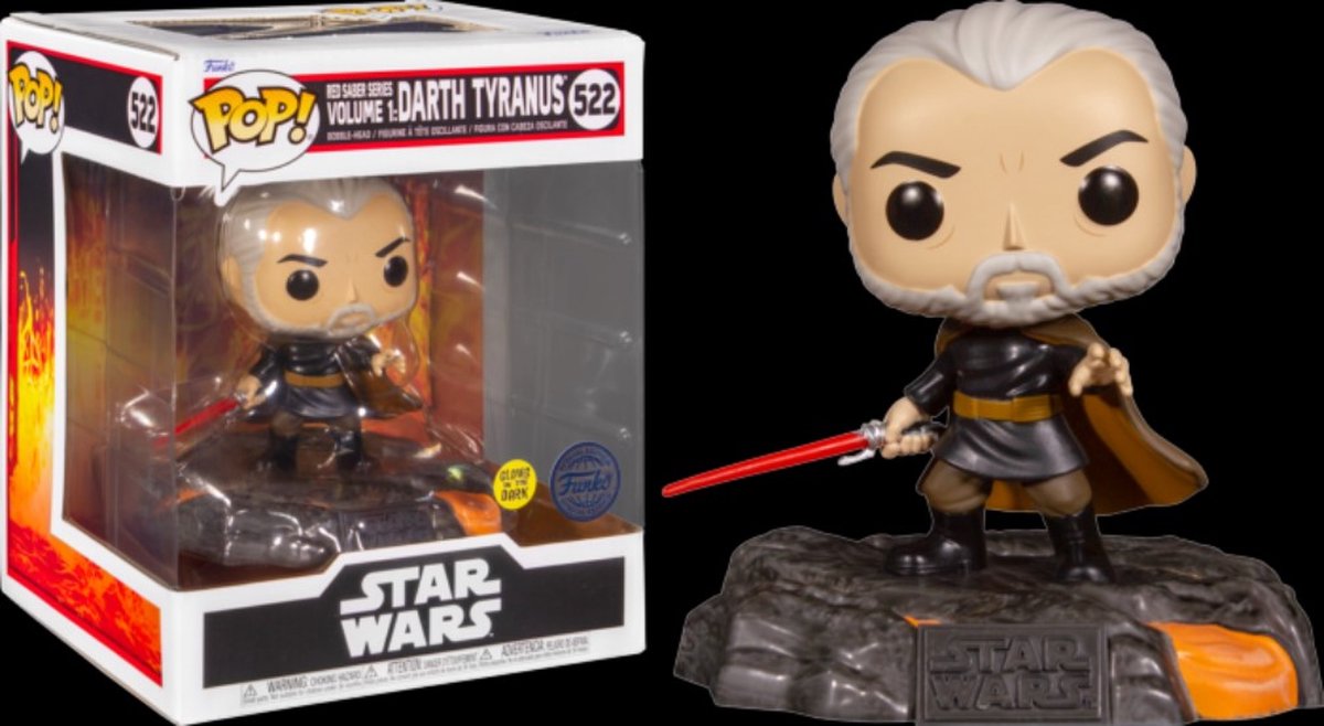 STAR WARS - POP DELUXE N° 522 - RSSv1 - Darth Tyranus (GW)