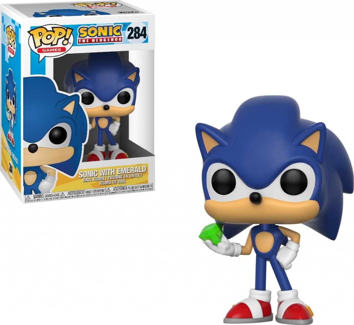 Sonic the Hedgehog Pop Vinyl: Sonic with Emerald
